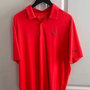 Under Armour Bright Orange Men’s Golf Polo